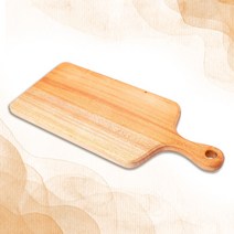굿소일리빙 나무나라 플레이팅 핸들 자연 통원목 도마 대 L size, 자연친화적 건강 도마