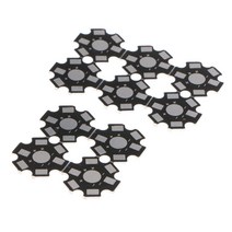 고전력 싱크 알루미늄 바닥 플레이트 PCB 회로 10 개 1W 5W, 한개옵션0