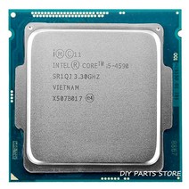 [해외]Intel core i5 4590 i5-4590 LGA 1150 3.3GHz 쿼드 코어 6MB RAM DDR3-1600 DDR3-1333 HD4600, 한개옵션0