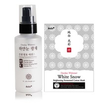 넬라 하얀눈 광채 에센스 세럼+하얀눈 마스크팩, 1개, 100ml