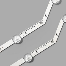 2 pcs led 백 스트립 ue32j5270 ue32j5250 ue32j5205 ue32j5200 un32j5003 un32j4000 un32m5300 bn96 36235a, 없음