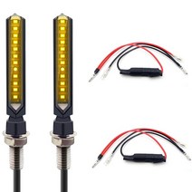 2pc 12 LED 턴 시그널 오토바이 라이트 야마하 tdm 850 혼다 x4 스즈키 v 스트롬 650 KTM 50cc 모토 액세서, 03 HUA-2PCS-000
