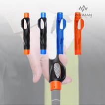 조그만 골프 그립 교정기 트레이너 골프채 잡는법 연습 초보 기초 레슨 기본 자세 용품, 오렌지