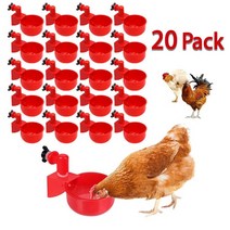 닭장만들기 병아리부화기 닭장 물 수의학 장비 및 농산물을위한 자동 식수대 50 단위 닭 사료 가금류 공급, 6.20pcs