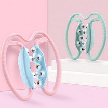 셀프 마사지볼 종아리 마사지 롤러 허벅지 다리 붓기 셀룰라이트 종아리알빼는법 스트레칭, 핑크