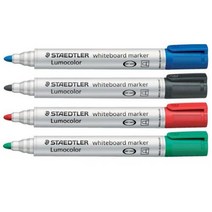아트박스/펜하우스 스테들러 화이트 보드마카 낱색 선택구매 Lumocolor® whiteboard marker 351, 청색, 옵션선택:청색