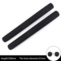 자전거 핸들 그립 손잡이 2pcs mtb 바 튜브 스폰지 거품 고무 바 키트 세트 7mm 방수 미끄럼 방지 바, 04 350mm