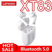 초소형 블루투스 오픈형 무선 이어폰 Lenovo XT95 Pro 무선 헤드폰 블루투스 이, 04 XT83 White