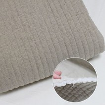 Linen Fabric Quilting 린넨 양면 누빔원단 워싱 11수 퀼팅패브릭 12mm