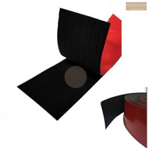3M 듀얼롹 10CM X 1M 양면 붙히는 직찍이 탈부착 테이프 블랙, 1개