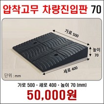 경사로X진입판 압착고무차량진입판 (자동차 경사로 경사판 램프 슬로프)
