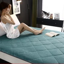해외직구 3단 접이식 바닥 마약웜 매트 토퍼 허리 매트리스 무중력 이불