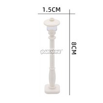 화단울타리 포도나무 키우기 게비온 돌망태 담장 마루민 30pcs moc 도시 액세서리, 가로등 흰색