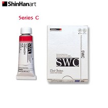 신한 SWC 전문가용 수채화물감 15ml 낱색 C시리즈 (1개), 838 브릴리언트 오렌지