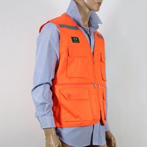 S/ADEE ITR-v41a 주황조끼 춘추복 무재해 홍보조끼 응원조끼 노조조끼 반조끼 98182EA