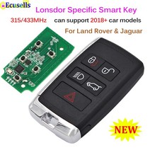 lonsdor k518ise k518s 스마트 키 land rover range rover lr2 lr4 jaguar f-pace f-type xe xf xj 2018-2021 c, 315MHz, 풀 키 재규어