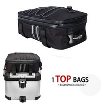 오토바이가방 탑박스 캐리어 바이크 오토바이 랙 탑 박스 패니어 백 케이스 R1250GS 방수 보관 수하물 가방, 01 1 Top bag