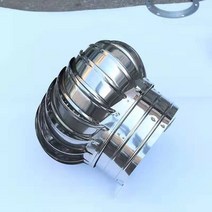 무동력 배출기 벤츄레타 정화조 가스 배출기 흡출팬, 400형 스테인리스 스틸 완성품