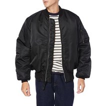 [알파 인더스트리즈] [공식]MA-1 타이트 MA-1 남성 BLACK 20004-4 일본 M (일본 사이즈 M 상당)