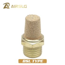 공압 황동 배기 머플러 BSL M5 1/8 "1/4" 3/8 스로틀 소음기 필터 감속기 커넥터 피팅, 02 BSL_03 1/8
