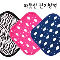 초극세사 전기방석 파랑구름, 단품
