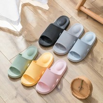 미끄럼방지 EVA 쿠션 슬리퍼 욕실화 층간소음 산후조리원 실내화 거실화, EVA슬리퍼_라이트그린