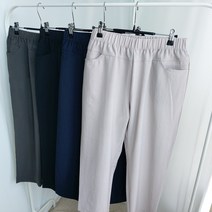 [오는정패션] 엄마 할머니 여름 린넨 배기핏 고무줄 밴딩 일상 바지 선물 50 60대 70대 80대 큰옷