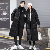 패딩브랜드 남자 명품 경량패딩 다운 재킷 남녀 롱 무릎 위 두꺼운 플러스 사이즈 커플