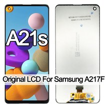 스마트폰 아이폰 갤럭시 LCD OLED 자가 수리 키트 세트 6.5 삼성 호환 갤럭시 A21s A217 A217F LCD 터치 스크린 디지타이저 SM-A217F/DS 디스플레이 교, [01] Black no Frame
