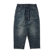 더블탭스 Madness mdns wtaps Shawn Yue 조수 브랜드 툴링 청바지 남성용 스트레이트 루스 일본 와이드 레그 팬츠