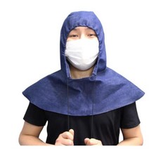 어깨 용접두건 고급형 데님원단 용접모자 878EA, 본품