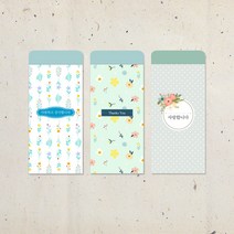 예닮 마음담은봉투 용돈봉투 돈봉투 감사봉투 현금봉투 A 6종 120매 봉투/헌금봉투, A(60매)+B(60매)