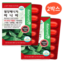 바나바 바나나 리프 바나바잎 바나나잎 추출물 식후 혈당 억제 관리 당 케어, 2박스