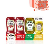 하인즈케찹910gx2+스위트랠리쉬769ml(855g)+머스타드396g