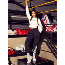 [론즈데일] [ WITH JESSI ] 심플리 로고 조거팬츠 [ BLACK ]