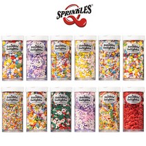 이홈베이킹 퀄리티스프링클12종 100%, 5.레인보우 스타 스프링클65g