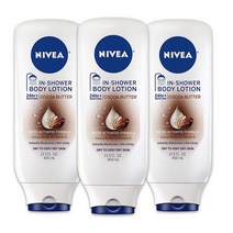 NIVEA 니베아 코코아 버터 인 샤워 바디 로션 400 ml 3개, 1개