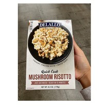 Delallo 드랄로 퀵쿡 버섯 머쉬룸 리조또 쌀 175g 3팩