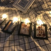 코지글로우 종이액자프레임 폴라로이드종이액자 가랜드제작 1주년이벤트 2주년선물 가랜다, 1set, 화이트5인치