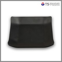 [돌산멜라민] 퓨전토기 줄사각 찬그릇 - 반찬접시 멜라민찬기 (업소용그릇 멜라민그릇 예쁜그릇 식당접시 멜라민볼 멜라민찬기), 1개, 4.5인치