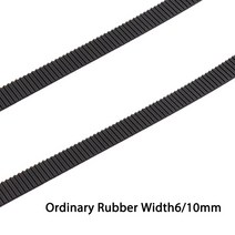 TS GLOBAL Reprap 3D 프린터 부품 용 스틸 코어 벨트 2GT 타이밍 6mm 10mm 5/10m GT2-10mm 오픈, 01 Ordinary Rubber W10_02 5M