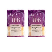 홀랜드앤바랫 크런치 파인애플 피스 250g Holland & Barrett Chunky Pineapple Pieces, 2팩