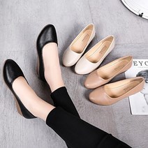 내외개발 217 여성 구두 웨지힐 펌프스 가보시 하이힐 통굽 힐