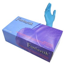 판타스틱 블루 니트릴 장갑 소/중/대 파우더프리, 대(L), 대(L)