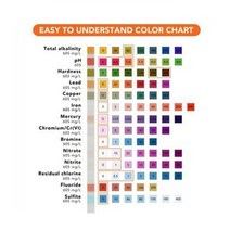 경도 염소 불소 미량 중금속 pH 균형 등에 대한 B2RA 식수 테스트 키트 테스트 스트립, 한개옵션0