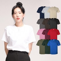 [국내배송] 길단 오버핏 무지 반팔 티셔츠 2000