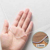 DsdMat 방수 투명 테이블매트 방열 소프트 글라스 유리대용 PVC 매트, 70×140cm, 두께2mm
