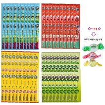 해태제과 신쫄이 24g 사과 10개 + 딸기 10개 + 레몬콜라 10개 + 샤인머스캣 10개 (합40개)