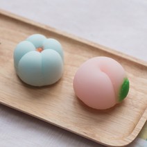 캔들바다 수제몰드 - 화과자 2구 (5종) (선택), 1. 복숭아/물망초