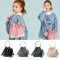 CØupang ⁀‿⁀포올 골덴 코듀로이 버킷백 FA832 (5COR) 골덴숄더백 복조리백 캐주얼숄더백 복조리가방 에코백Ｇo질라몰